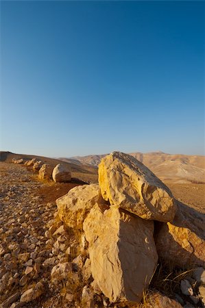 Big Stones in Sand Hills of Samaria, Israel Stock Photo - Budget Royalty-Free & Subscription, Code: 400-06415587