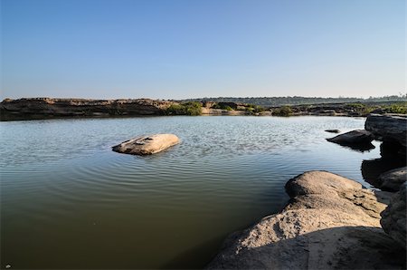 pond in Sampanbok , in Mekong River, Ubon Ratchathani. Grand canyon in Thailand Stock Photo - Budget Royalty-Free & Subscription, Code: 400-06417065