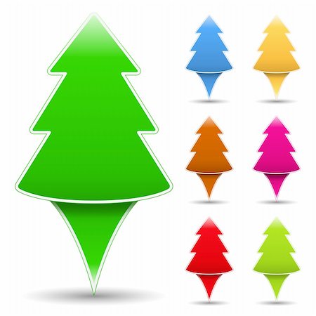 simsearch:400-07417901,k - Abstract tree icon, vector eps10 illustration Stock Photo - Budget Royalty-Free & Subscription, Code: 400-06418940