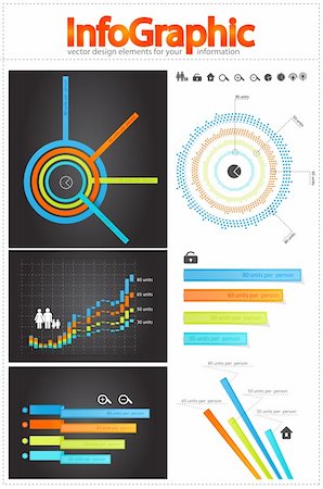 financial pie icon - Vector information show design elements Stock Photo - Budget Royalty-Free & Subscription, Code: 400-06410495