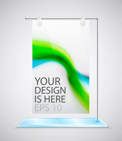 simsearch:400-08403168,k - Vector promotional stand banner for your design Stock Photo - Budget Royalty-Free & Subscription, Code: 400-06411724