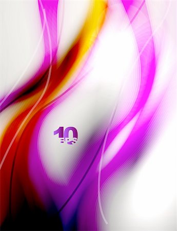 simsearch:400-06413971,k - Burred abstract purple orange wave Stock Photo - Budget Royalty-Free & Subscription, Code: 400-06412003