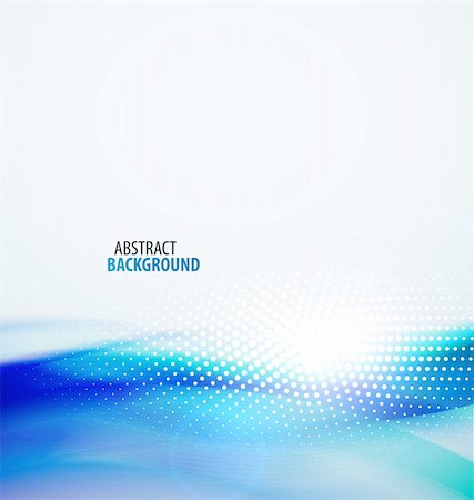 Vector smooth blue wave abstract background Foto de stock - Super Valor sin royalties y Suscripción, Código: 400-06412109