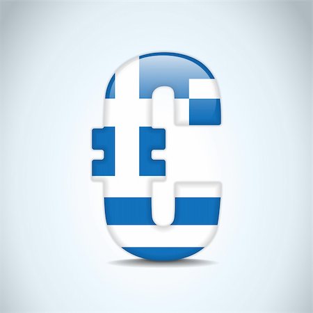simsearch:614-00397696,k - Vector - Euro Symbol with Greece Flag Foto de stock - Super Valor sin royalties y Suscripción, Código: 400-06412302