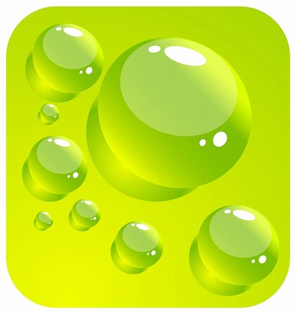 simsearch:400-04617126,k - Natural water drops green design Fotografie stock - Microstock e Abbonamento, Codice: 400-06412630
