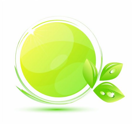 Abstract green nature eco concept Stock Photo - Budget Royalty-Free & Subscription, Code: 400-06412687