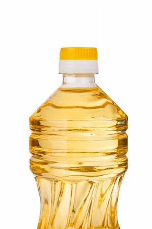 soybean oil - Bottled sunflower oil over a white background Stock Photo - Budget Royalty-Free & Subscription, Code: 400-06413146