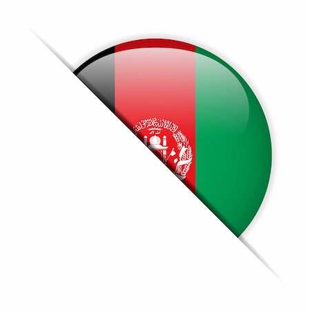 simsearch:400-07032470,k - Vector - drapeau Afghanistan bouton brillant Photographie de stock - Aubaine LD & Abonnement, Code: 400-06413267