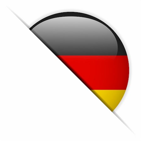 simsearch:400-06365575,k - Vector - Germany Flag Glossy Button Fotografie stock - Microstock e Abbonamento, Codice: 400-06413292