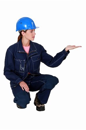 Young woman plumber Stock Photo - Budget Royalty-Free & Subscription, Code: 400-06424536