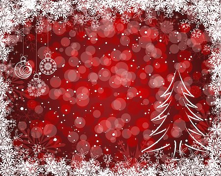 simsearch:400-07718917,k - Beautiful Christmas (New Year) card.  Vector illustration with transparency EPS10. Stock Photo - Budget Royalty-Free & Subscription, Code: 400-06424879