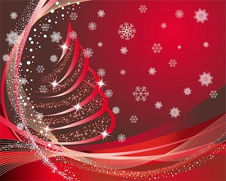 simsearch:400-07718917,k - Beautiful Christmas (New Year) card.  Vector illustration with transparency and mesh EPS10. Stock Photo - Budget Royalty-Free & Subscription, Code: 400-06424881