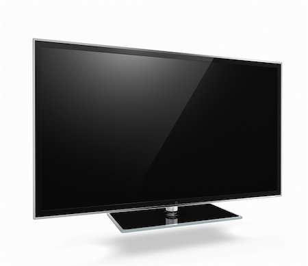 Full HD Led Television on white background Foto de stock - Super Valor sin royalties y Suscripción, Código: 400-06425367