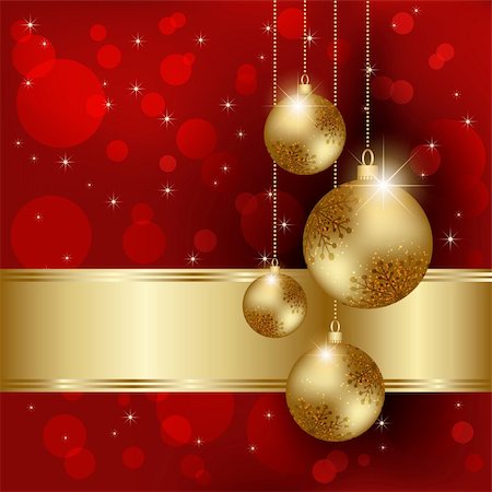 simsearch:400-07839998,k - Sparkling Christmas Crystal Ball on Red Background Stock Photo - Budget Royalty-Free & Subscription, Code: 400-06425459