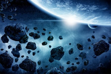 Planet Earth Apocalypse made with photoshop cs5 Stock Photo - Budget Royalty-Free & Subscription, Code: 400-06425551