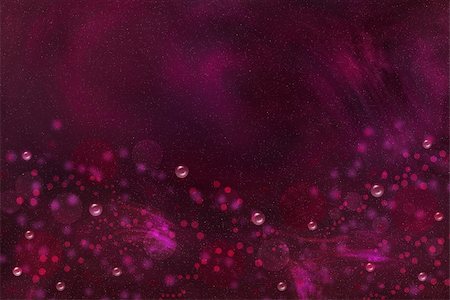 Fuchsia background with bubbles and bokeh. Stock Photo - Budget Royalty-Free & Subscription, Code: 400-06427749