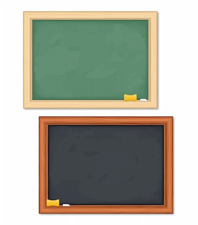 simsearch:400-08043578,k - Black and green blackboards, vector eps10 illustration Stock Photo - Budget Royalty-Free & Subscription, Code: 400-06428904
