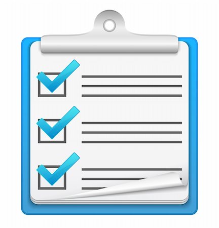 document list icons - Check list icon, vector eps10 illustration Stock Photo - Budget Royalty-Free & Subscription, Code: 400-06428910