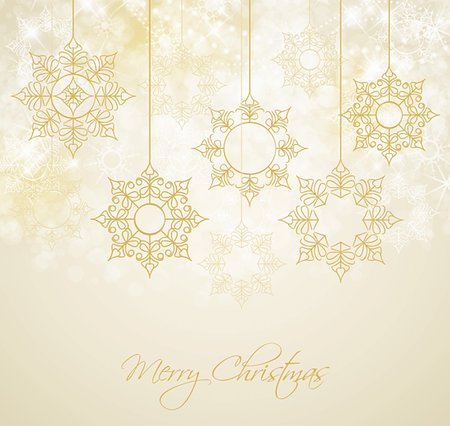 abstract Christmas background with snowflakes Stock Photo - Budget Royalty-Free & Subscription, Code: 400-06420478