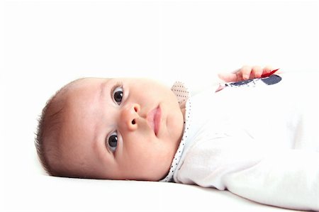 Baby entspannend Stockbilder - Microstock & Abonnement, Bildnummer: 400-06420704