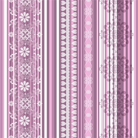 simsearch:400-05890035,k - Pink-white-purple translucent seamless striped vintage pattern (vector EPS 10) Foto de stock - Super Valor sin royalties y Suscripción, Código: 400-06421098