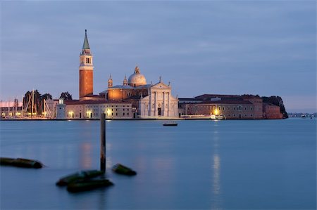 the church of san giorgio maggiore in the venetian lagoon, seen from riva degli schiavoni Stock Photo - Budget Royalty-Free & Subscription, Code: 400-06421311