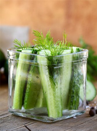 simsearch:400-04849937,k - cucumbers in the jar with dill salt and pepper Stock Photo - Budget Royalty-Free & Subscription, Code: 400-06421660