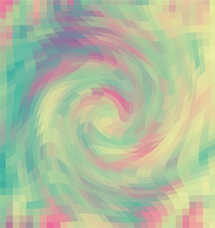 Color images spiral. pixel art. Stock Photo - Budget Royalty-Free & Subscription, Code: 400-06422506