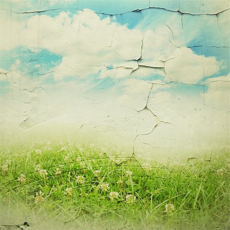 Grunge cloud background, vintage paper texture Stock Photo - Budget Royalty-Free & Subscription, Code: 400-06422774