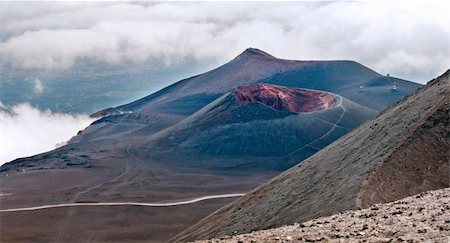 simsearch:400-04889515,k - secondary craters on volcanic Mount Etna Foto de stock - Super Valor sin royalties y Suscripción, Código: 400-06423863