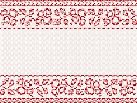 simsearch:400-05329258,k - christmas knitted background with flower and place for text Foto de stock - Super Valor sin royalties y Suscripción, Código: 400-06431120