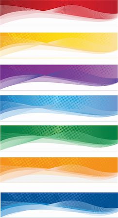 A set of web banners of different colors Stock Photo - Budget Royalty-Free & Subscription, Code: 400-06454709