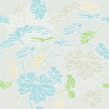 Vector illustration of Floral seamless pattern Stock Photo - Budget Royalty-Free & Subscription, Code: 400-06454797