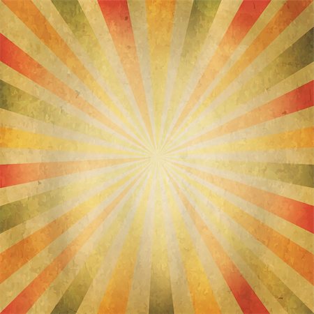 Square Shaped Sunburst, Old Paper Background, Vector Illustration Photographie de stock - Aubaine LD & Abonnement, Code: 400-06455257