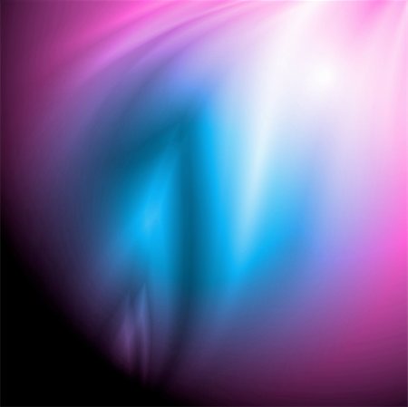 simsearch:400-06455397,k - Bright blue and violet wave design. Vector eps 10 Photographie de stock - Aubaine LD & Abonnement, Code: 400-06455411