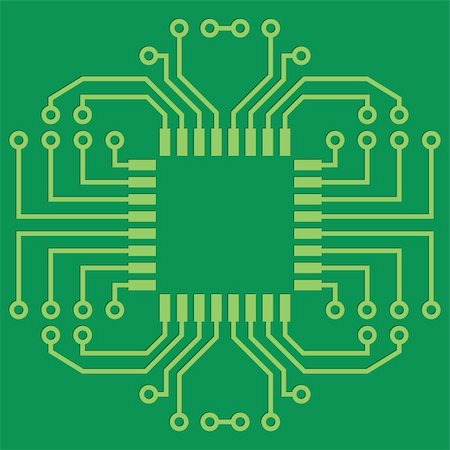 engineering circuit illustration - Illustration of Green Seamless Printed Circuit Board Stock Photo - Budget Royalty-Free & Subscription, Code: 400-06455904