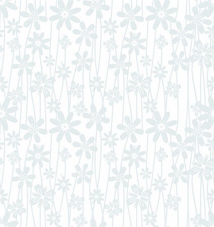 Vector illustration of Floral seamless pattern Photographie de stock - Aubaine LD & Abonnement, Code: 400-06456247
