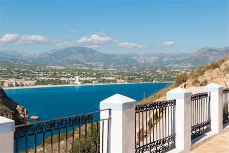 simsearch:400-06083036,k - Scenic viewpoint over Altea bay, Costa Blanca Stock Photo - Budget Royalty-Free & Subscription, Code: 400-06456465