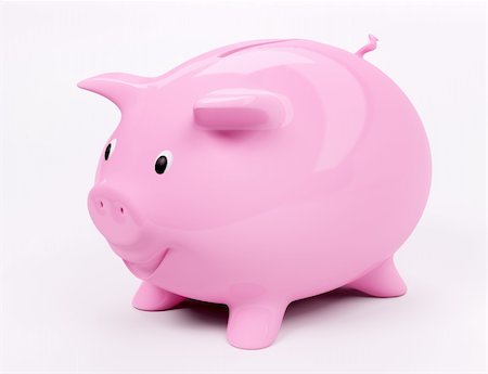 simsearch:400-04881131,k - Happy smiling piggy bank 3d render Stock Photo - Budget Royalty-Free & Subscription, Code: 400-06456948