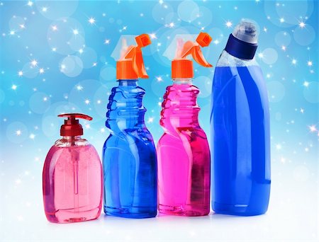 Detergent bottles Stock Photo - Budget Royalty-Free & Subscription, Code: 400-06457075
