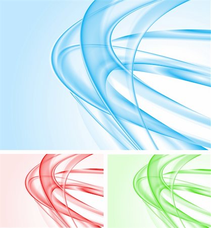 simsearch:400-06455397,k - Set of abstract wave backgrounds. Vector eps 10 Foto de stock - Super Valor sin royalties y Suscripción, Código: 400-06457163