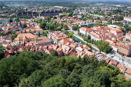 Ljubljana is the capital and largest city of Slovenia, Europe. Stock Photo - Budget Royalty-Free & Subscription, Code: 400-06457274