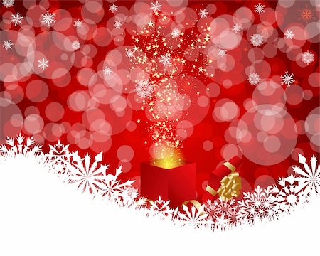 symbol present - Beautiful Christmas (New Year) card. Vector illustration with transparency  EPS10. Stock Photo - Budget Royalty-Free & Subscription, Code: 400-06457789