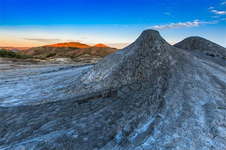 simsearch:400-06482097,k - strange landscape produced bu active mud volcanoes in Buzau, Romania Stock Photo - Budget Royalty-Free & Subscription, Code: 400-06458524