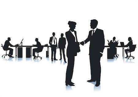 Agreement with a handshake at the office Foto de stock - Royalty-Free Super Valor e Assinatura, Número: 400-06452624