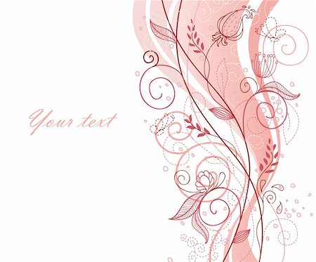 Vector illustration of pattern flowers Stock Photo - Budget Royalty-Free & Subscription, Code: 400-06452746