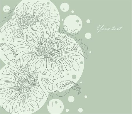 flower border design of rose - Vector illustration of pattern flowers Stock Photo - Budget Royalty-Free & Subscription, Code: 400-06452778