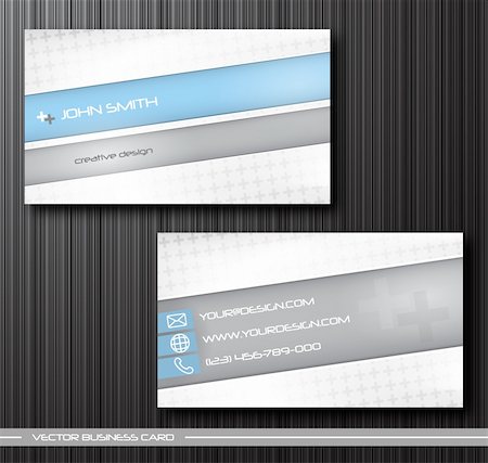 palll (artist) - Vector abstract creative business cards (set template) Stockbilder - Microstock & Abonnement, Bildnummer: 400-06453812