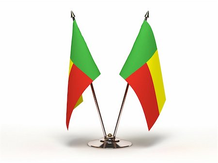 simsearch:400-06395631,k - Miniature Flag of Benin (Isolated with clipping path) Photographie de stock - Aubaine LD & Abonnement, Code: 400-06464626