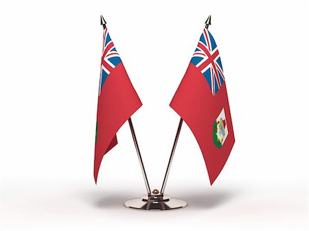 simsearch:400-06464644,k - Miniature Flag of Bermuda (Isolated with clipping path) Photographie de stock - Aubaine LD & Abonnement, Code: 400-06464627